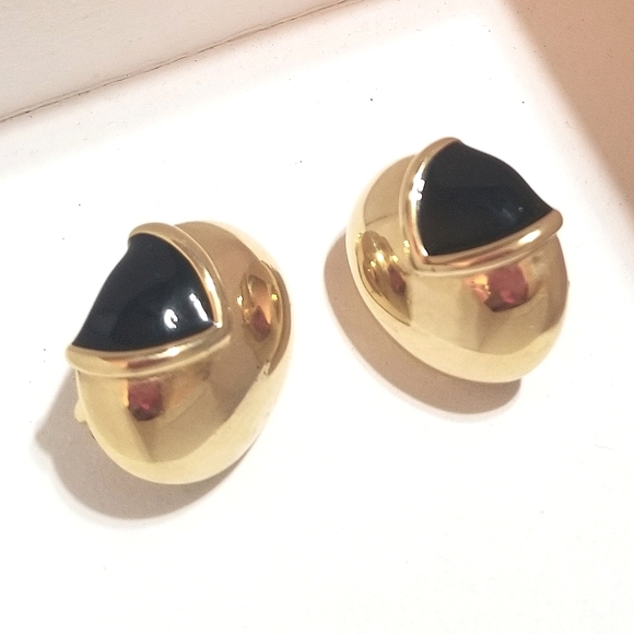 ANDRE COURREGES Paris Modernist Earrings ~ Vintage - Picture 5 of 5